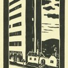 Ex-libris (bookplate) - Architekt Tompos