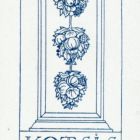 Ex-libris (bookplate) - Iván Kotsis