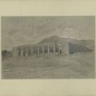 Drawing - the mortuary temple of I.Seth, Gurna