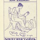 Ex-libris (bookplate) - Géza Nikelszky (ipse)