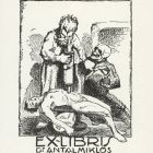 Ex-libris (bookplate) - Dr. Miklós Antal