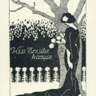 Ex-libris (bookplate) - Book of Erzsike Kiss