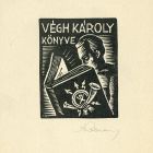 Ex-libris (bookplate) - Book of Károly Végh
