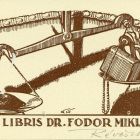 Ex-libris (bookplate) - Dr. Miklós Fodor