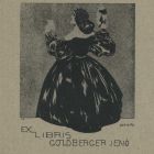 Ex-libris (bookplate) - Jenő Goldberger