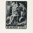 Ex-libris (bookplate) - Dr Gyula Némedy