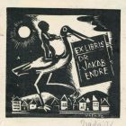 Ex-libris (bookplate) - Dr. Endre Jakab