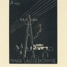 Ex-libris (bookplate) - The book of László Tímár