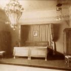 Exhibition photograph - bedroom furniture designed by Ödön Faragó, Christmas Exhibition of The Association of Applied Arts 1904