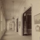 Exhibition photograph - corridor of the the rooms-Esterhazy, at the Millennial Exhibition (XXXVIII.room)