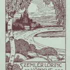 Ex-libris (bookplate) - Lőrinc Szemlér