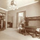 Exhibition photograph - flatlet furniture designed by Miklós Menyhért, Spring Exhibition of Interior Design 1903
