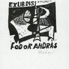 Ex-libris (bookplate) - András Fodor