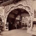 Exhibition photograph - passage in the Hungarian applied arts' pavilion, Paris Universal Exposition 1900