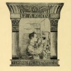 Ex-libris (bookplate) - This book belongs to pharmacist Antal Frankl