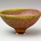 Ornamental dish - With crystal, reduction and salt glazes