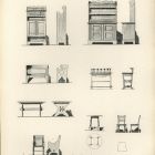 Design sheet - design for garden dining furniture