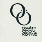 Ex-libris (bookplate) - Book of Ödön Osváth