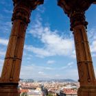 Architectural photograph - columns of the lantern, Museum of Applied Arts