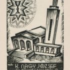 Ex-libris (bookplate) - From the bookshelf of József K. Nagy