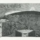 Ex-libris (bookplate) - advocati Dr. Eisner