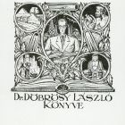 Ex-libris (bookplate) - Book of Dr. László Döbrösy
