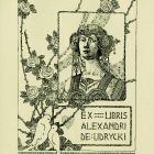 Ex-libris (bookplate) - Alexandri de Lidrycki