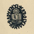 Ex-libris (bookplate) - Book of Károly Radványi (ipse)