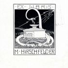 Ex-libris (bookplate) - M. Hirschfelder
