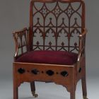 Armchair - library chair with steps