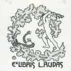 Ex-libris (bookplate) - L. Rudas