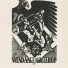 Ex-libris (bookplate) - Svend Aage Mollerup