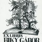 Ex-libris (bookplate) - Gábor Biky