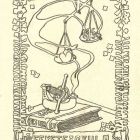 Ex-libris (bookplate) - Dr Gyula Fekete