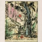 Ex-libris (bookplate) - Kálmán Nevelits
