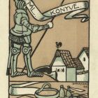 Ex-libris (bookplate) - The book of Dr. Pál Ranschburg