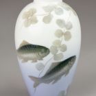 Vase - With fish and aquatic scene