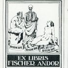 Ex-libris (bookplate) - Andor Fischer