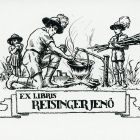 Ex-libris (bookplate) - Jenő Reisinger