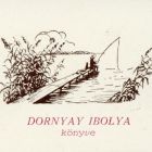 Ex-libris (bookplate) - Book of Ibolya Dornyay