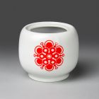 Sugar bowl (part of a set) - Part of the Bella-207 tableware set with red Gabriella pattern