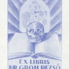 Ex-libris (bookplate) - Dr. Rezső Groh