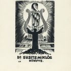 Ex-libris (bookplate) - The book of Dr Miklós Susits