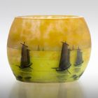 Small vase - With marine panorama