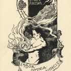 Ex-libris (bookplate) - Dr. Piroska Halmi