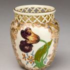 Small vase - with a carnation and a tulip