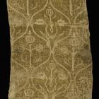 Fabric fragment - with printed pattern