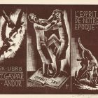 Ex-libris (bookplate) - Dr. Andor Gáspár