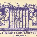 Ex-libris (bookplate) - From the books of Dr. Lajos Esztergár