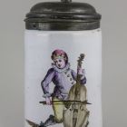 Tankard with pewter lid